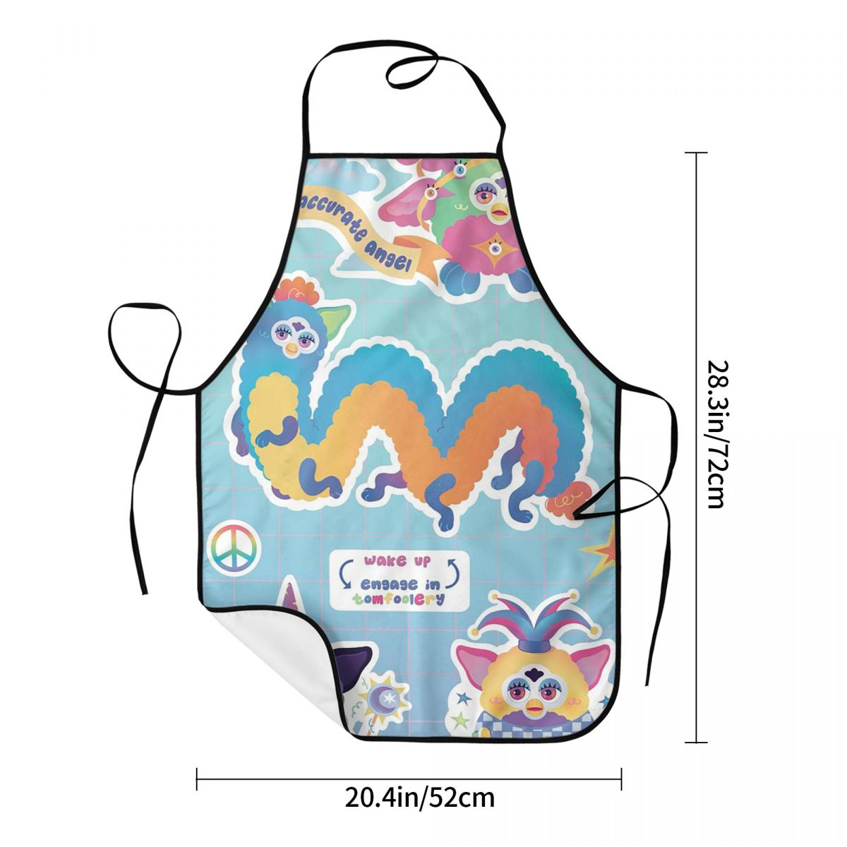 Nightmare Furby Cartoon Aprons - Kitchen Nightmares Baking 评论和价格