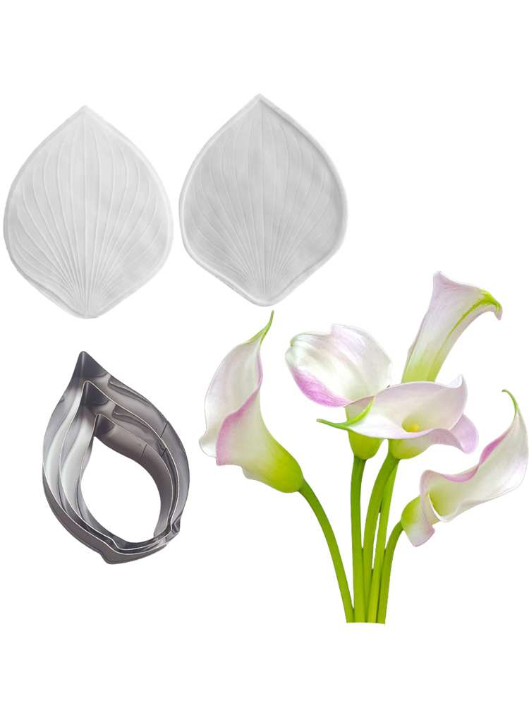 Calla Lily Flower Veiners &Cut - Kitchen Appliances For Baking 评论和价格
