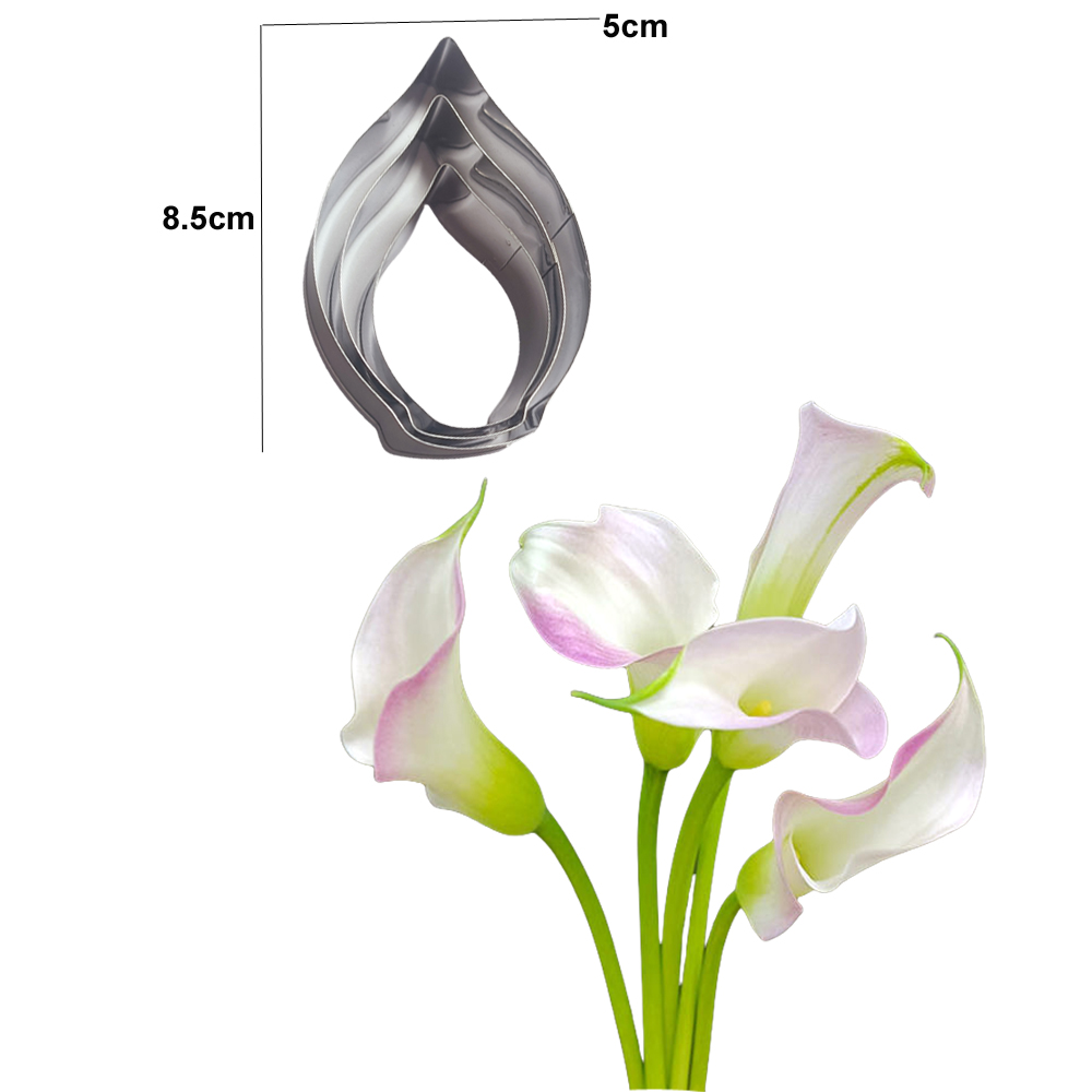 Calla Lily Flower Veiners &Cut - Kitchen Appliances For Baking 评论和价格