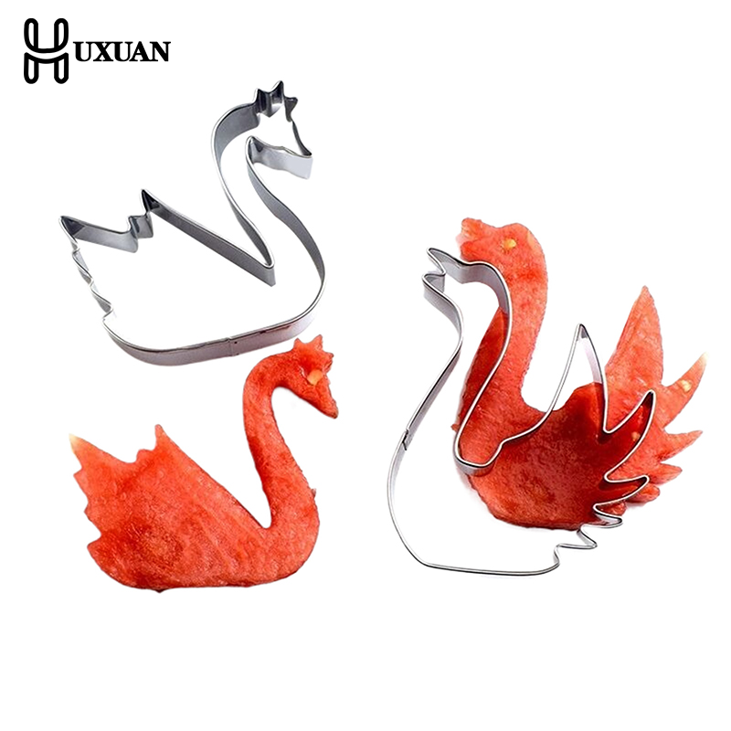 2 Piece Swan Cookie Cutter Sta - Kitchen Appliances For Baking 评论和价格