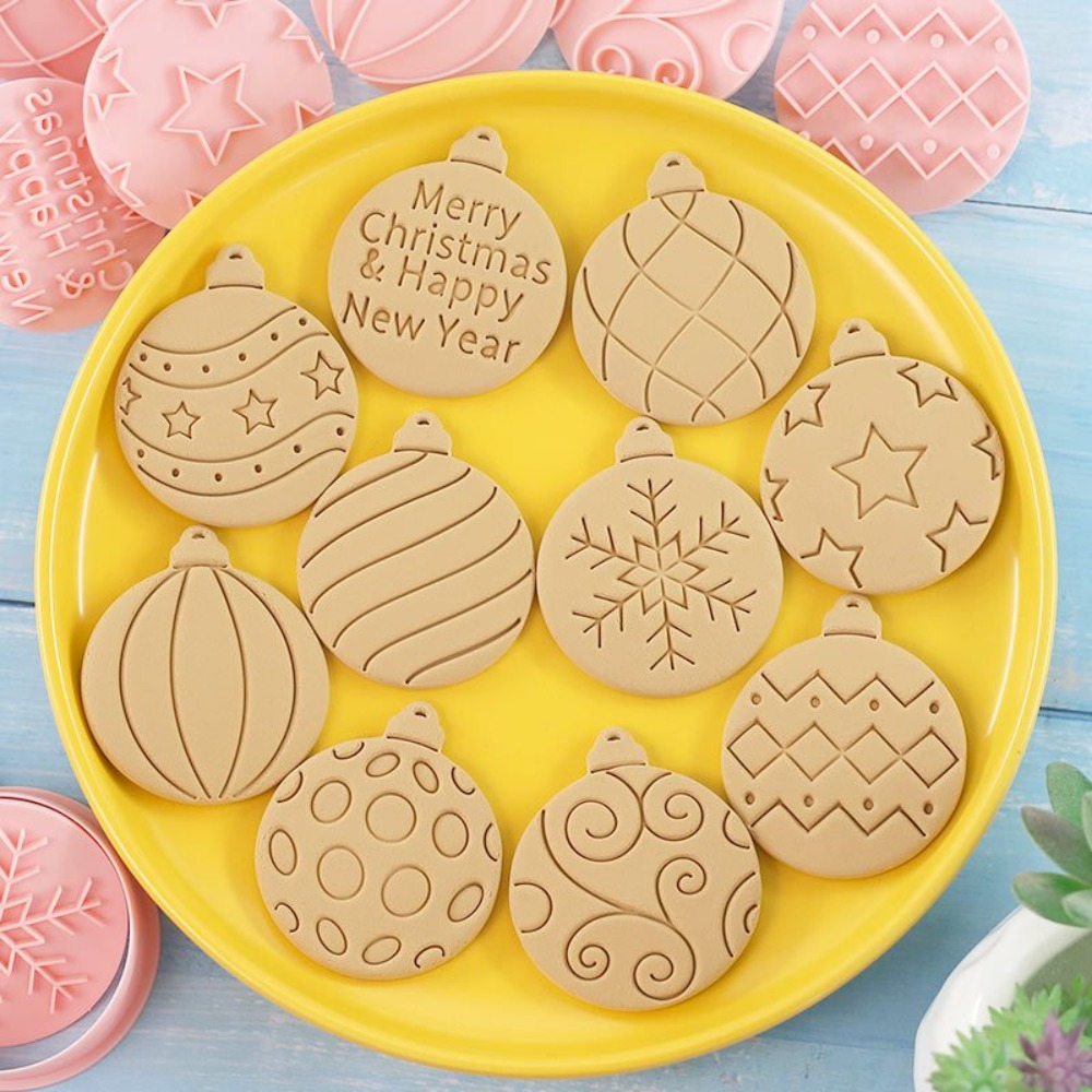 11Pcs Christmas Ornament Cooki - Cookie Cutter Set 评论和价格