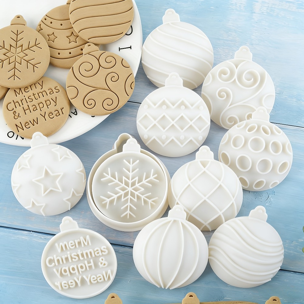 11Pcs Christmas Ornament Cooki - Cookie Cutter Set 评论和价格