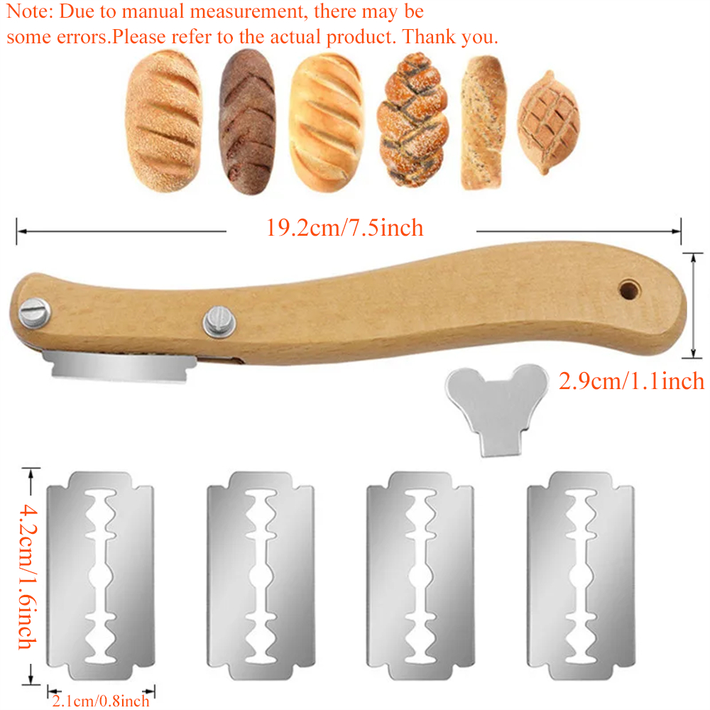 1Set, Bread Cutter French Brea - Bread Lame Scoring 评论和价格