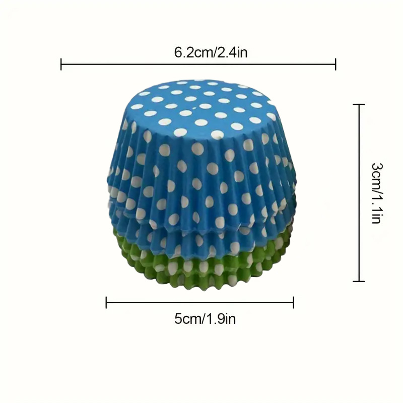 100Pcs/200Pcs Polka Dot Cake P - Kitchen Baking Paper 评论和价格