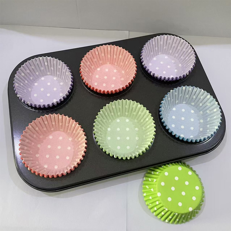 100Pcs/200Pcs Polka Dot Cake P - Kitchen Baking Paper 评论和价格