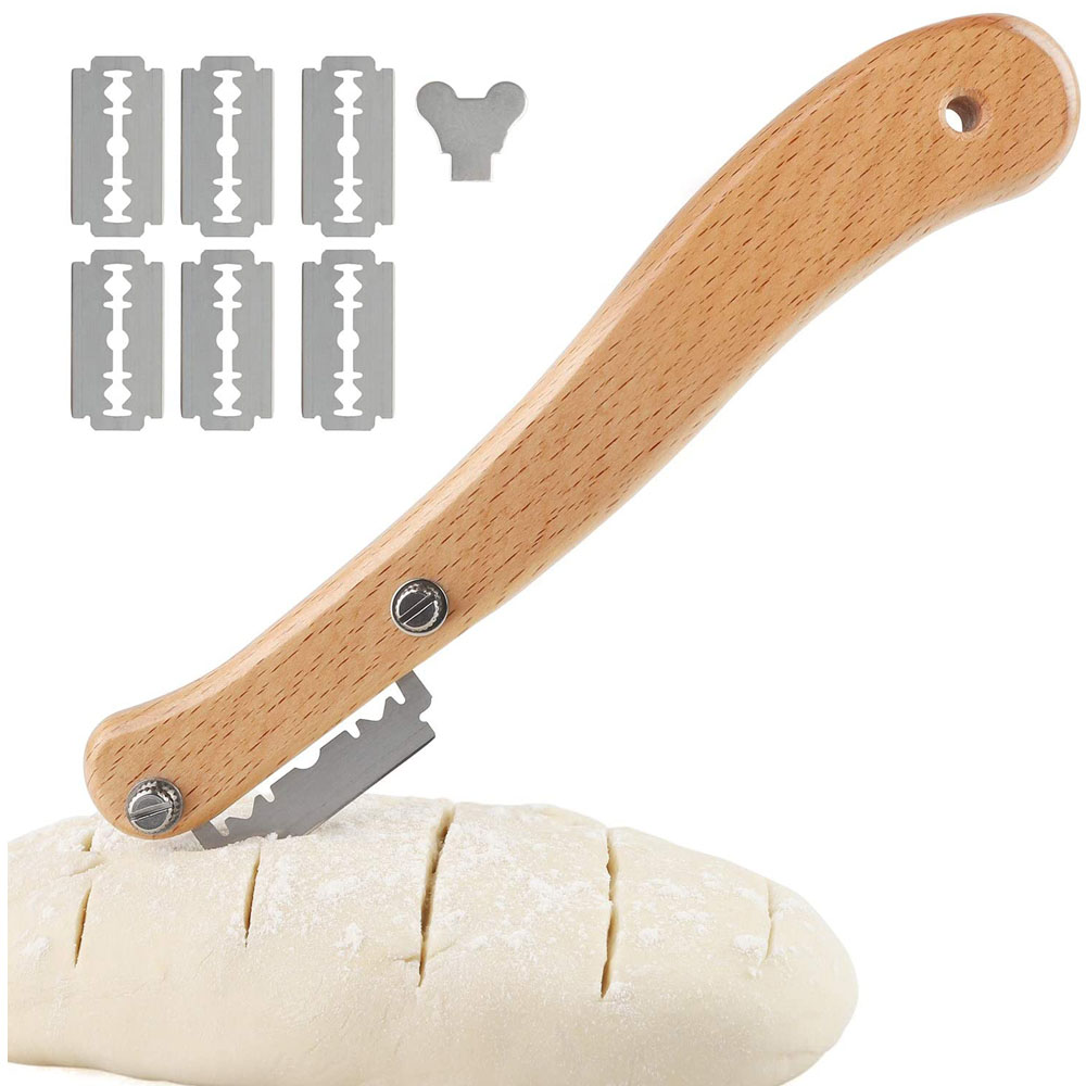 Bread Bakers Lame Wooden Handl - Bread Lame Scoring 评论和价格