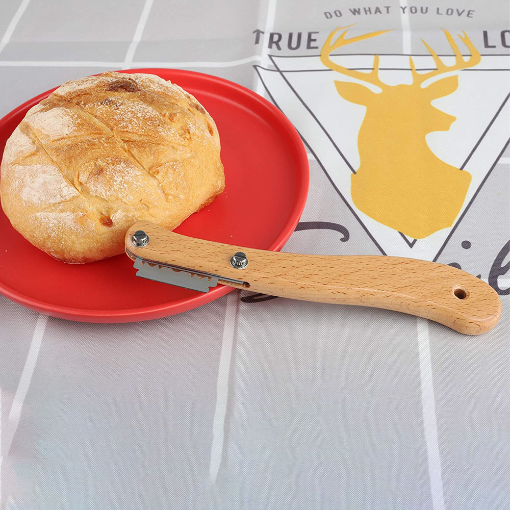 Bread Bakers Lame Wooden Handl - Bread Lame Scoring 评论和价格