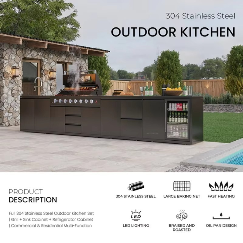 Outdoor Kitchen BBQ Station 30 - Kitchen Baking Station 评论和价格