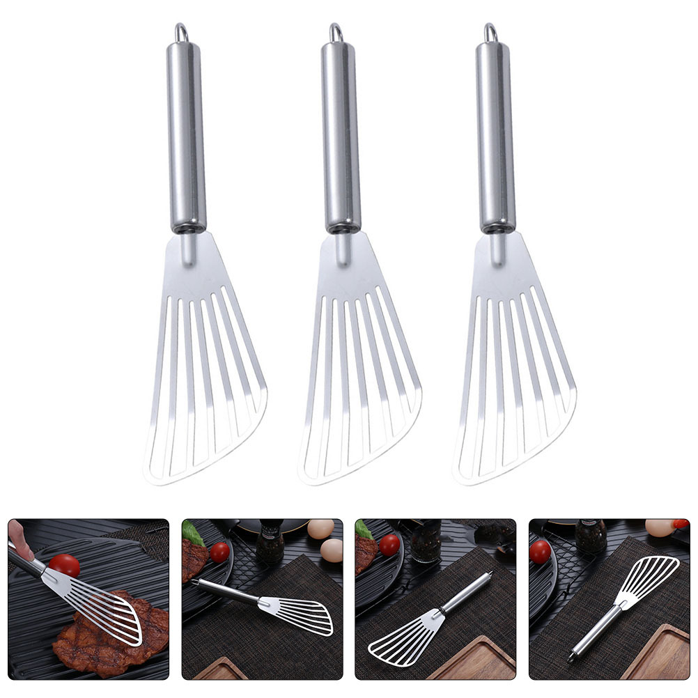 3pcs Stainless Steel Spatula F - Kitchen Baking Gadgets 评论和价格
