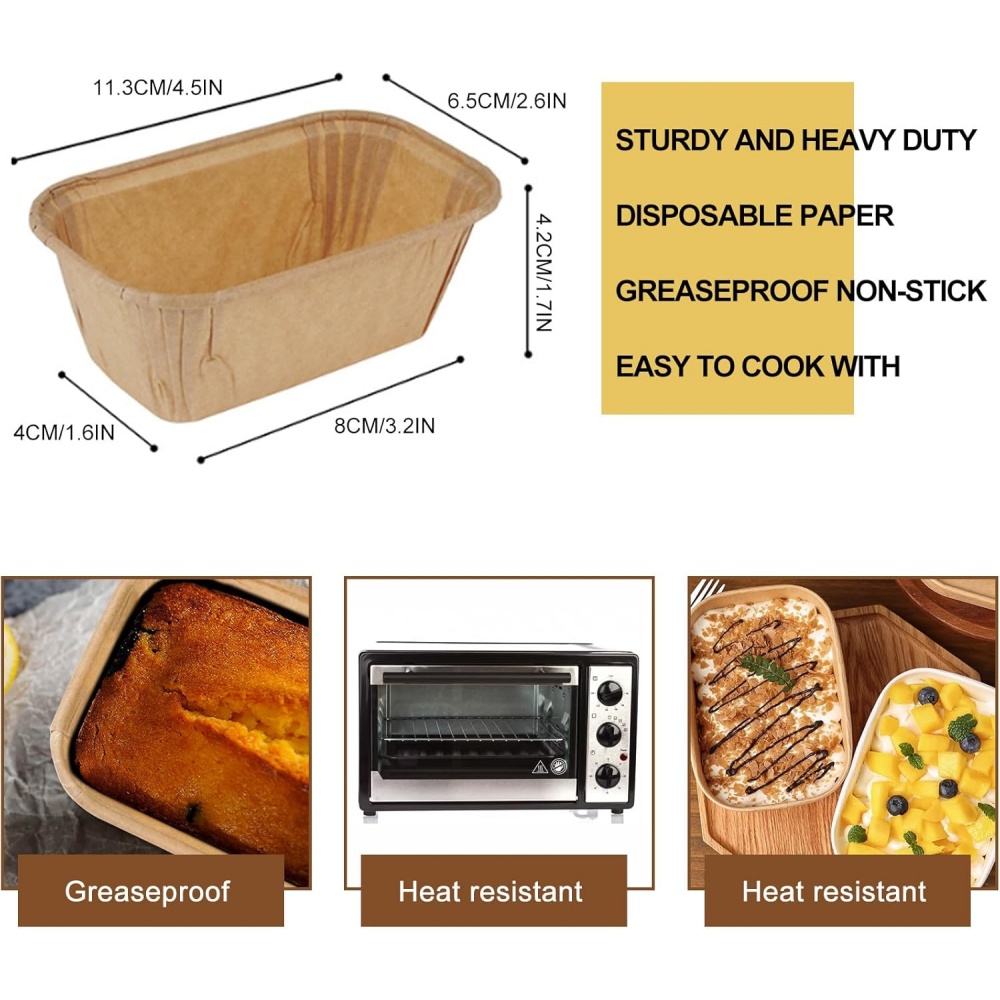 50pcs Disposable Cake Moulds,  - Kitchen Baking Dishes 评论和价格