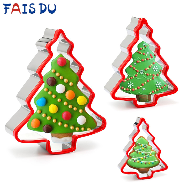 FAIS DU 3pcs Christmas Tree Co - Cookie Cutter Set 评论和价格