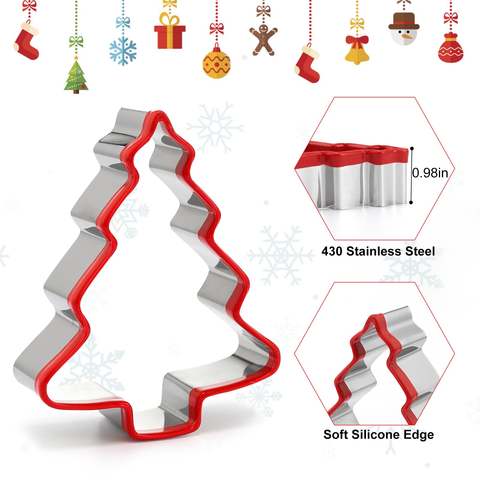 FAIS DU 3pcs Christmas Tree Co - Cookie Cutter Set 评论和价格