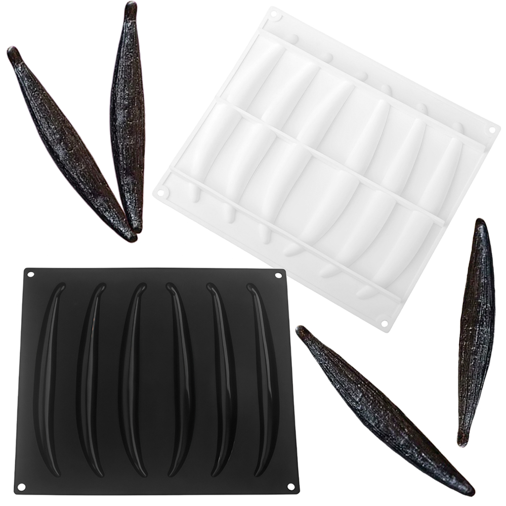 1 or 6 or 10-Cell Vanilla Pod  - Kitchen Baking Gadgets 评论和价格
