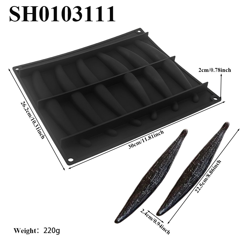 1 or 6 or 10-Cell Vanilla Pod  - Kitchen Baking Gadgets 评论和价格
