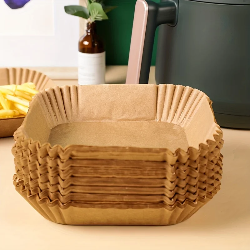 30/50 Pack Air Fryer Paper Squ - Kitchen Baking Paper 评论和价格