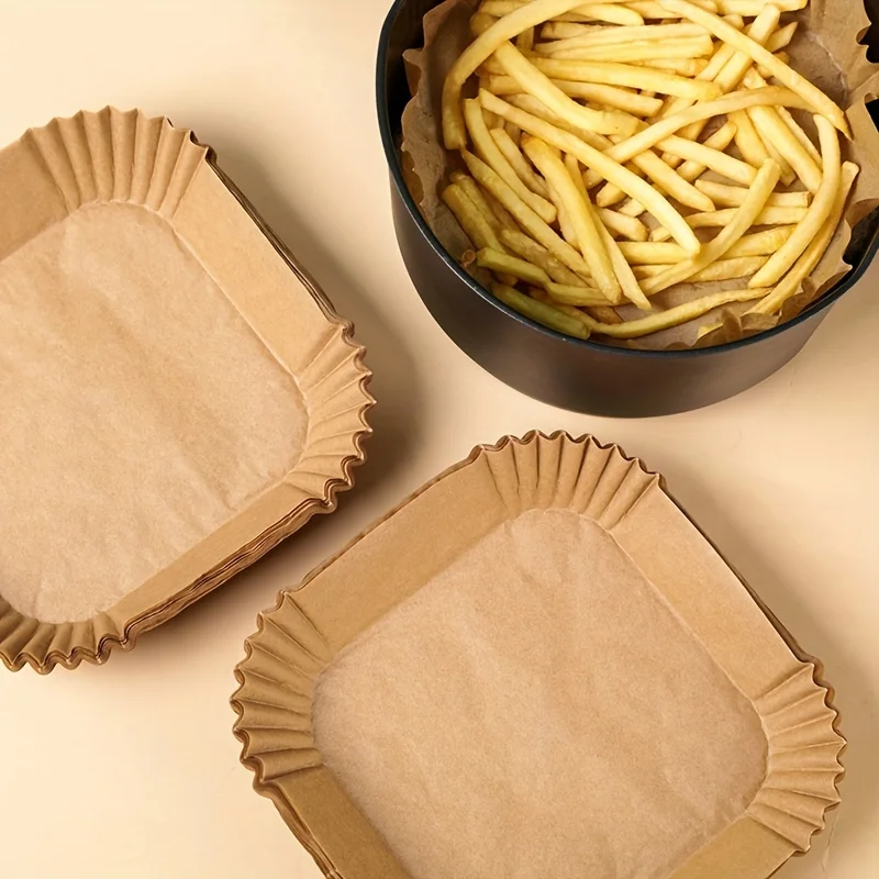 30/50 Pack Air Fryer Paper Squ - Kitchen Baking Paper 评论和价格