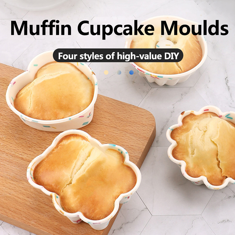 4Pcs Muffin Donuts Cupcake Lin - Kitchen Appliances For Baking 评论和价格