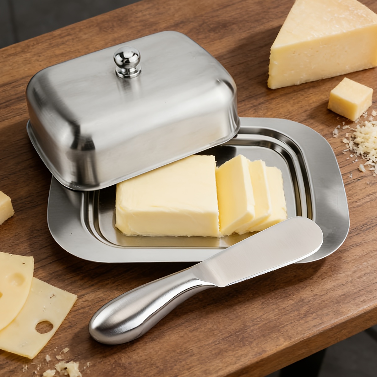 1PC Stainless Steel Butter Dis - Kitchen Baking Dishes 评论和价格