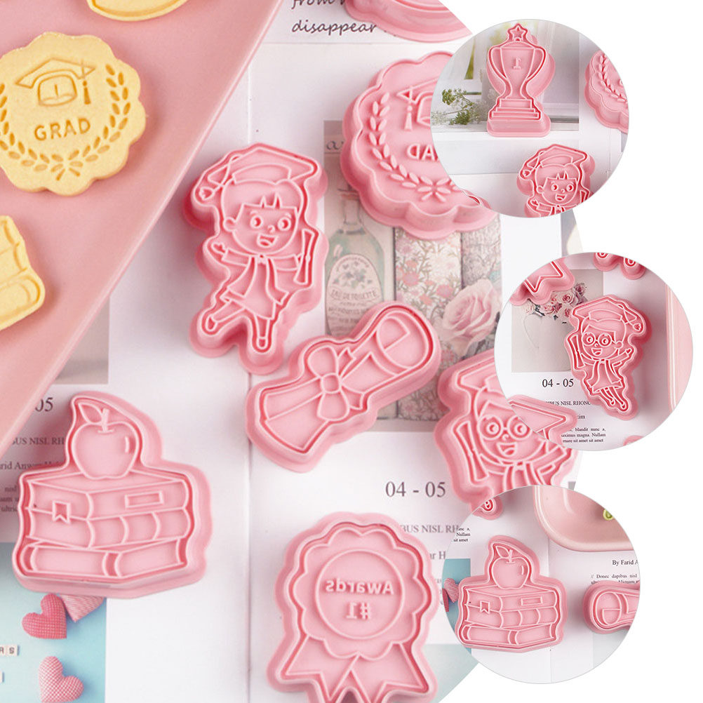 8Pcs Graduation Cookie Cutter  - Cookie Cutter Set 评论和价格