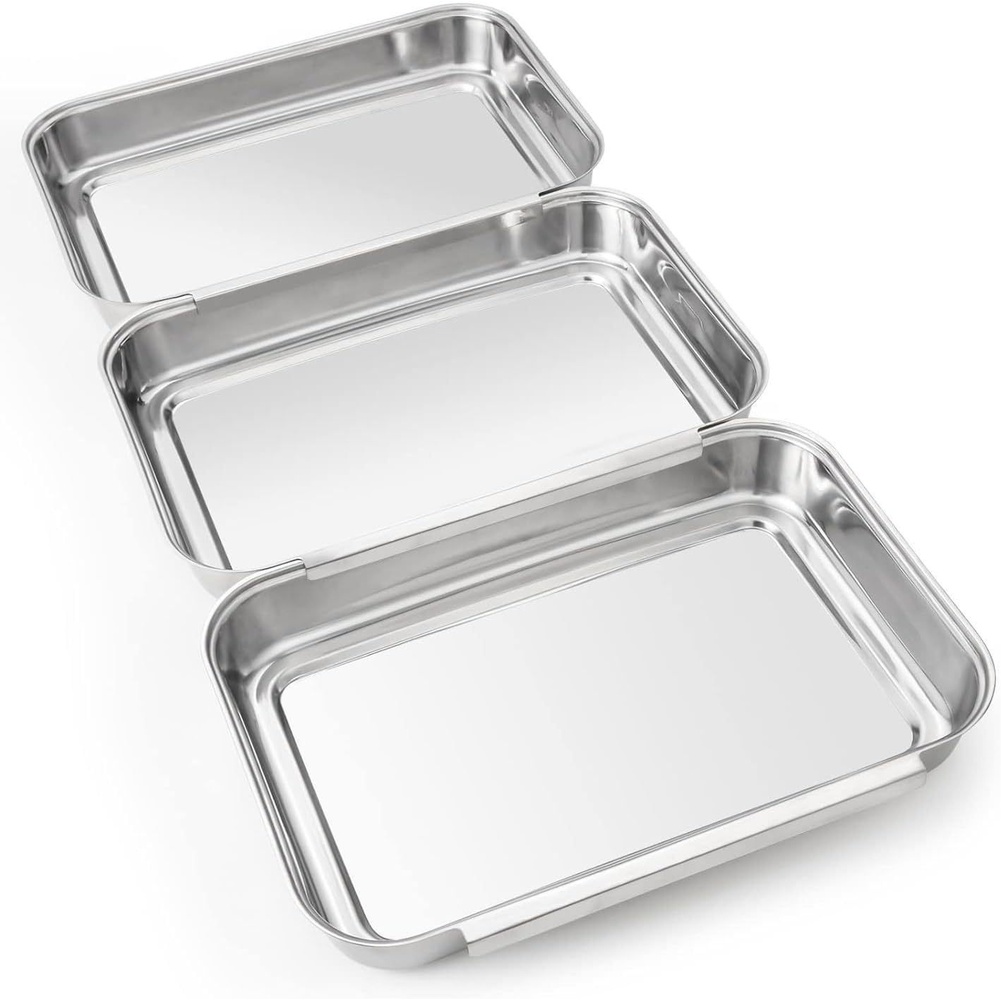 3Pcs Stainless Steel Seasoning - Kitchen Baking Station 评论和价格
